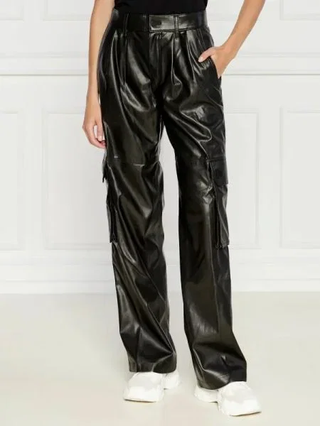 Hugo Blue Pantaloni Hadefi | Relaxed fit negru