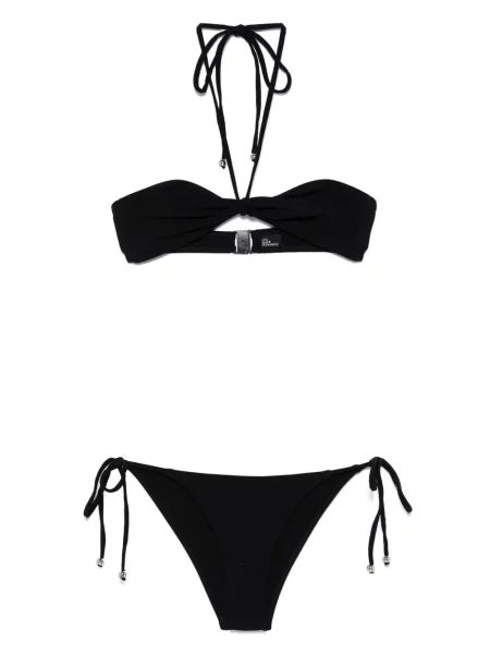 Bikini Lisa Marie Fernandez din crep negru