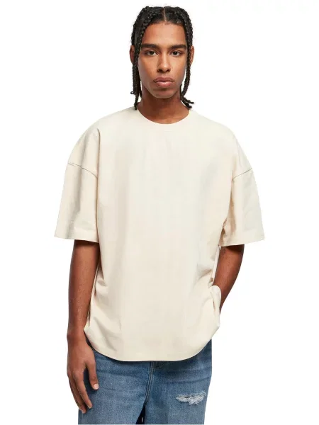 Tricou Urban Classics de lână alb