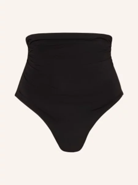 Max Mara Beachwear Spodenki Bikini Z Wysokim Stanem Salli schwarz czarne