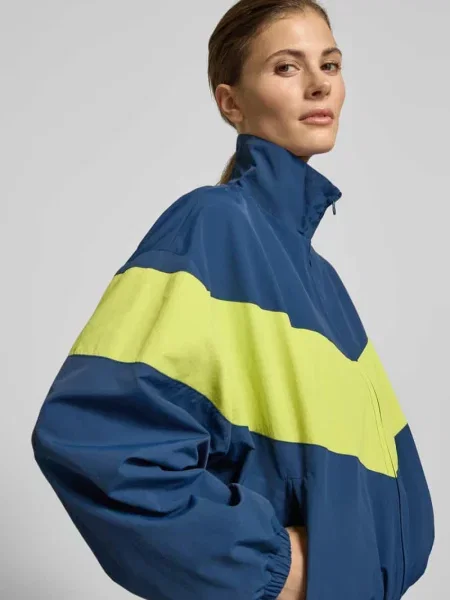 Kurtka z nylonu w stylu lat Style Icon Collection niebieska