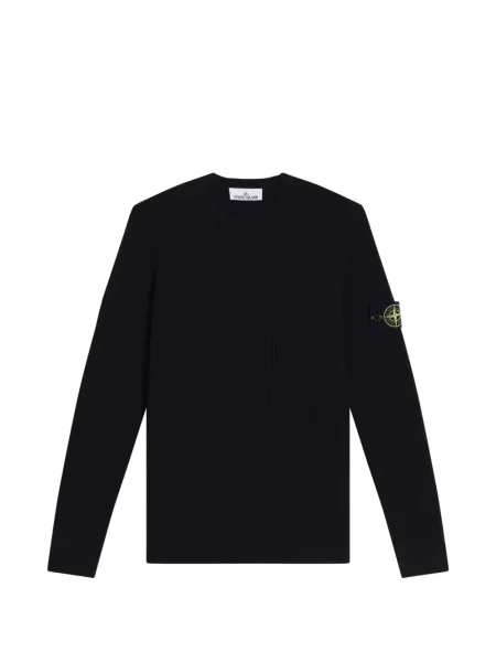 Pulover Stone Island tricotate cu strasuri negru