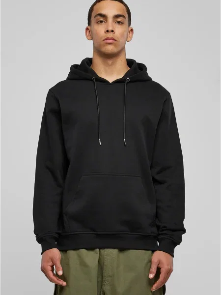 Суитшърт Urban Classics Basic Terry Hoody Black S черно