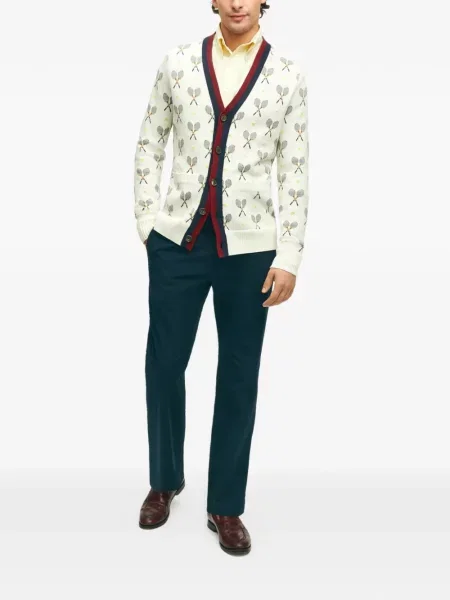 Cardigan Brooks Brothers din jacard