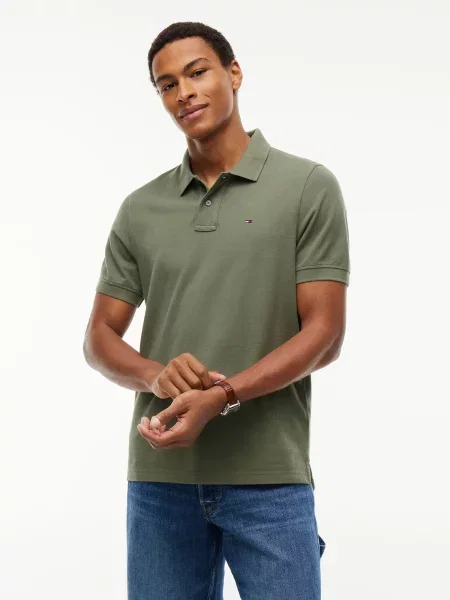 Tommy Jeans Tričko ESS olivová zelená