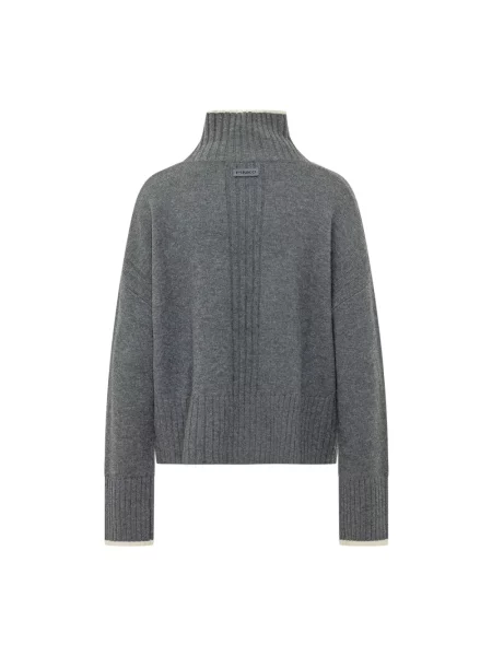 Sweter Pinko wełniany szary