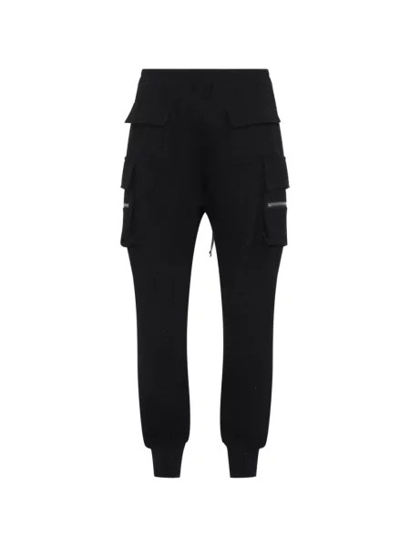 Pantaloni cargo Rick Owens cu cordon negru