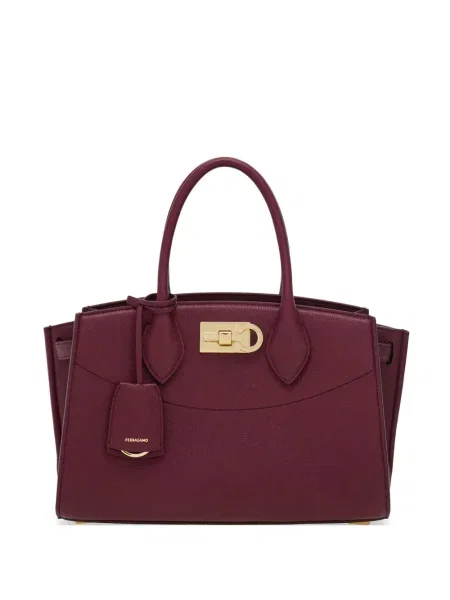 Geantă Ferragamo fără armătură roșu