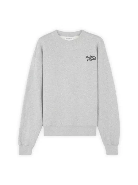 Bluza Maison Kitsune z dżerseju szara