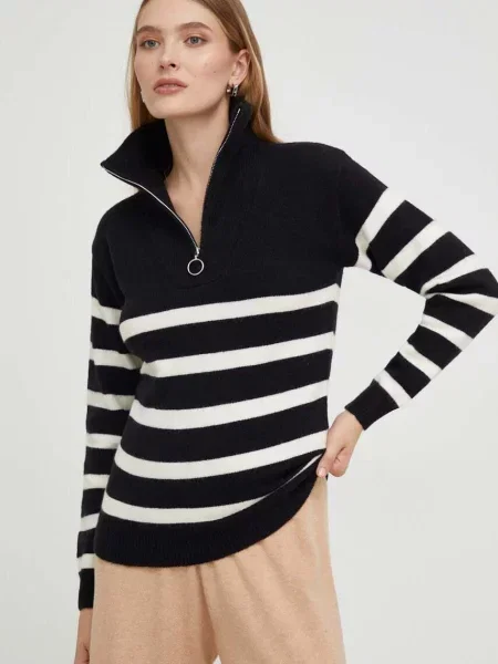 Пуловер с кашмир Answear Lab черно