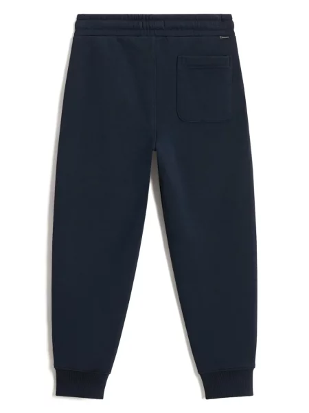 Spodnie dziecięce Woolrich niebieskie