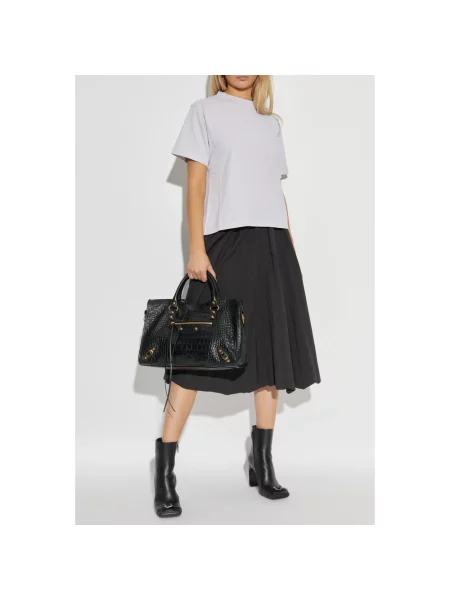 Spódnica jeansowa Balenciaga czarna