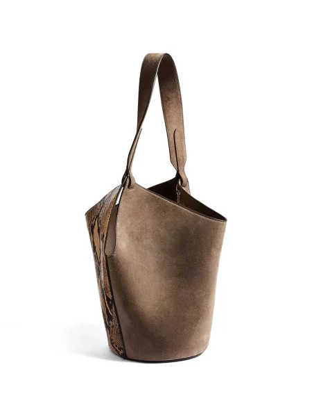 Geantă shopper Khaite maro