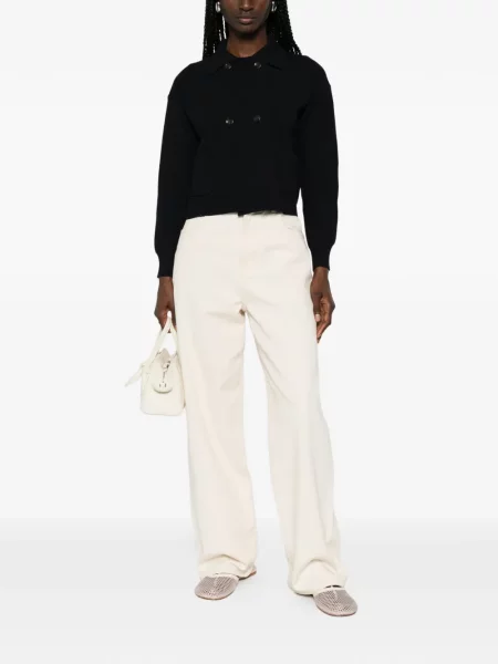 Cardigan Max Mara cu două rânduri de nasturi negru