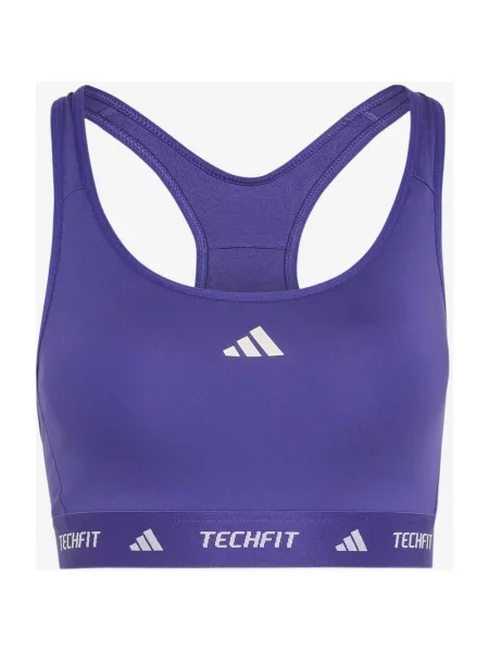 Biustonosz adidas TechFit Medium Support XS fioletowy
