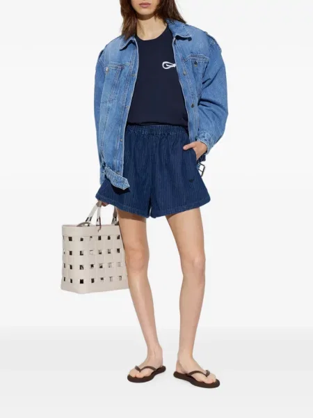 Pantaloni scurți Emporio Armani albastru