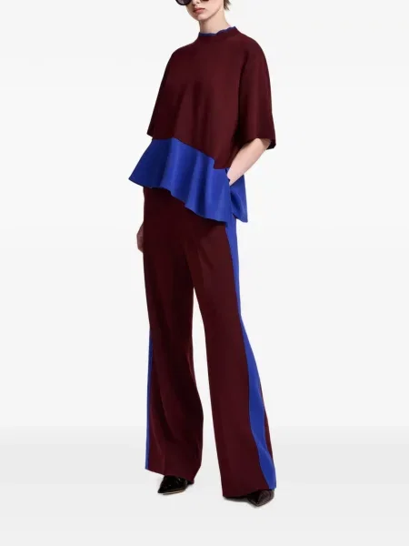 Top Essentiel Antwerp asimetric roșu
