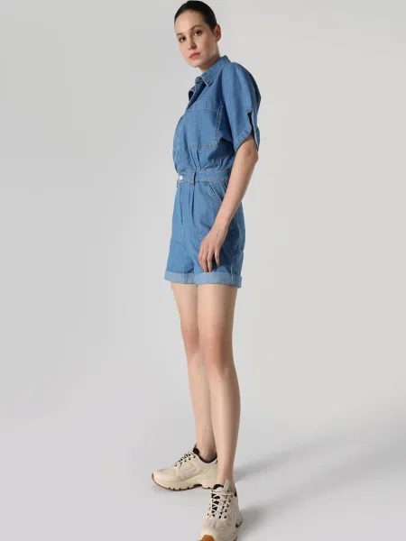 Комбінезони Colin’s комбінований верх блакитний