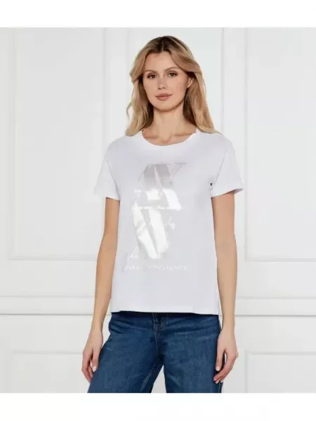 Armani Exchange Póló | Relaxed fit fehér