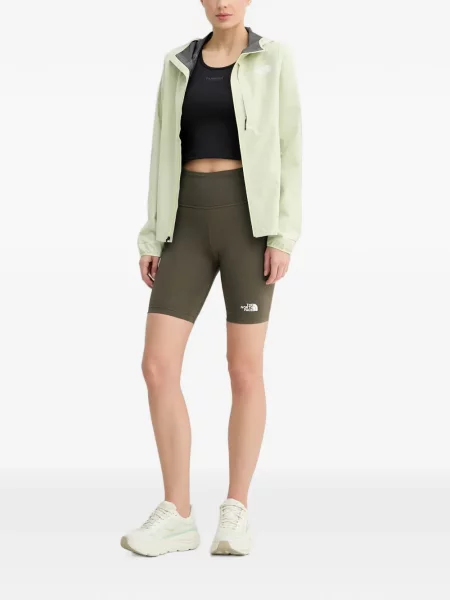 Geacă The North Face cu glugă verde