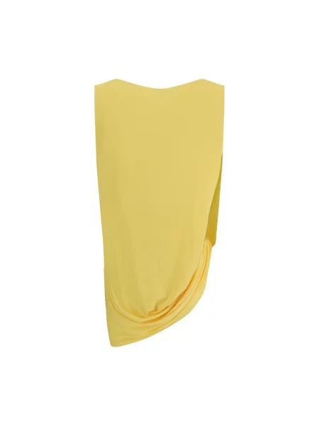 Top Jacquemus żółty
