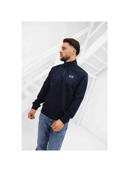 Bluza Emporio Armani niebieska