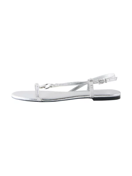 Next Sandale cu baretă Forever Comfort argintiu