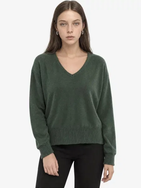 Busem Svetr Pullover tmavě zelená