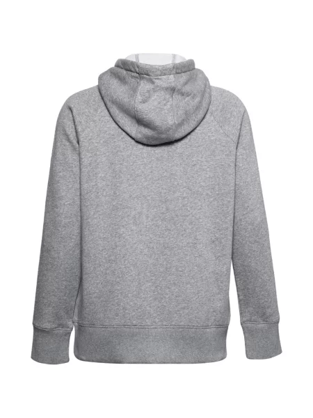 Majica s kapuljačom Under Armour od flisa s autogramom siva