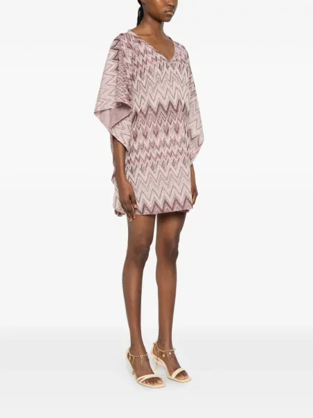 Sukienka Iu Rita Mennoia z dekoltem w serek