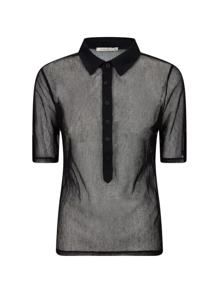 Vunena polo majica Paloma Wool crna