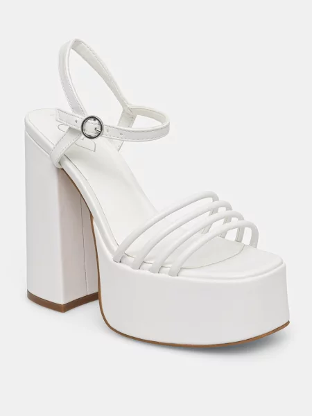 Koi Footwear szandál Cosette Platform Strappy Heels fehér