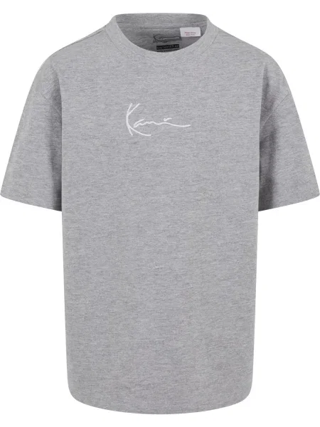Karl Kani Tricou Essential gri alb