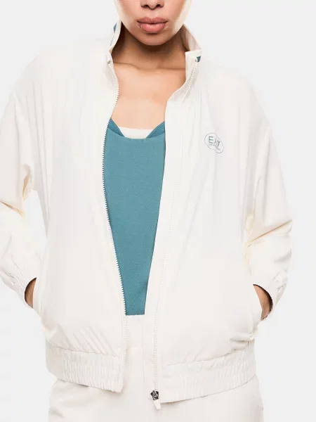 Спортивний костюм молочний поліестер/еластан