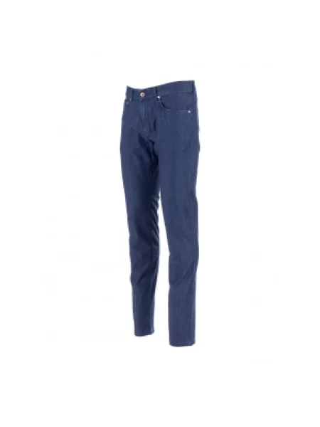 Skinny jeansy skinny Harmont & Blaine niebieskie