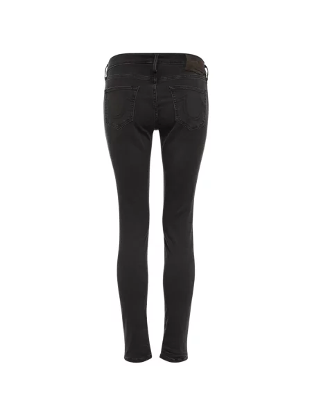 Skinny fit džínsy True Religion Halle čierna