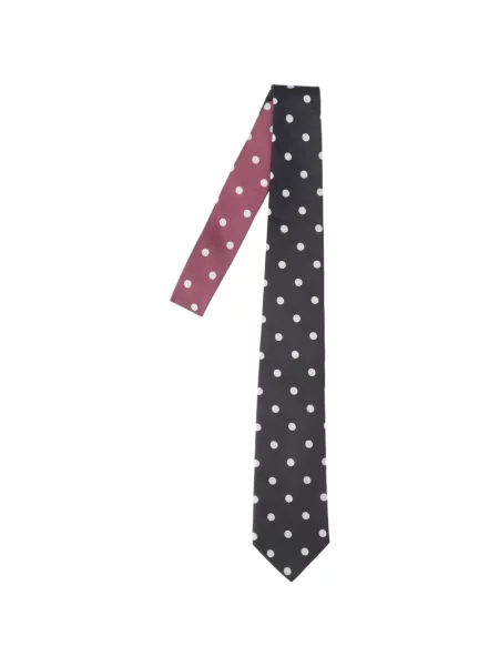 Cravată Paul Smith cu buline negru
