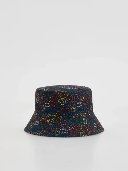 Reserved Klobouk bucket hat SmileyWorld® černý