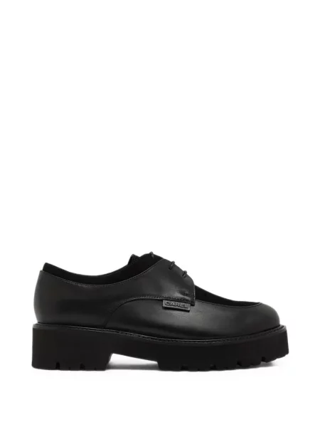 Pantofi derby Carel Paris din piele de căprioară negru