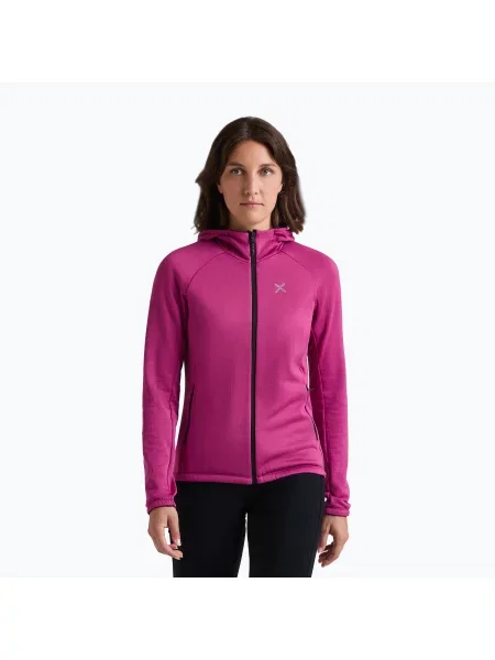 Bluza Montura Fadis Grid Hooded Maglia baton rougue fioletowa