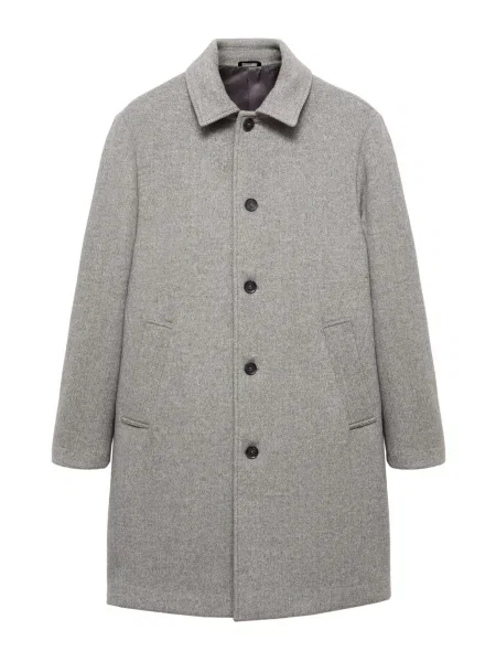 MANGO MAN Přechodný kabát Ennio / offwhite šedá