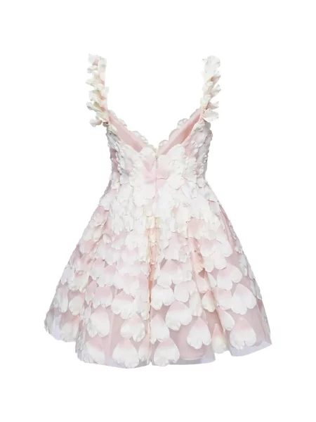 Rochie mini Zimmermann cu aplicații roz