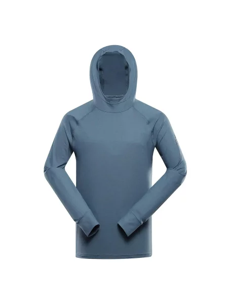 Bluza z kapturem Alpine Pro Izar niebieska