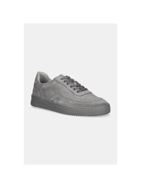 Sneakersy Filling Pieces skórzane szare