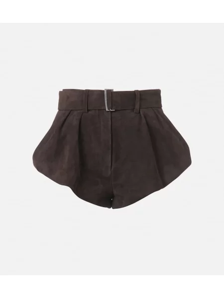 ショートパンツ MAGDA BUTRYM Women Shorts  Burmudas 196425 BLACK Black Magda Butrym High-rise wool shorts Magda Butrym