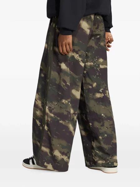 Tricou Adidas cu model camuflaj alergare din dantelă negru