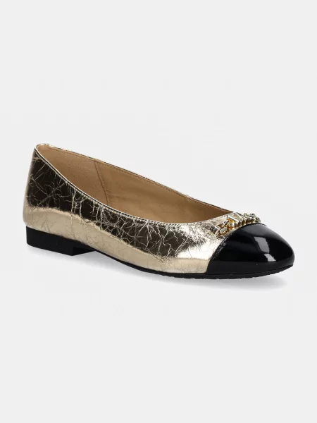 MICHAEL Michael Kors balerini de piele Rebecca auriu