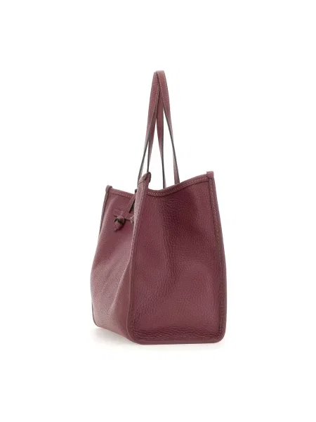 Shopperka Gianni Chiarini skórzana czerwona