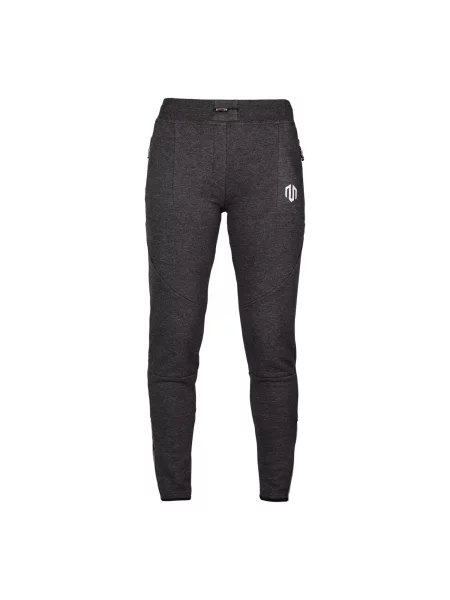 MOROTAI Sportske hlače Comfy Performance tamo siva bijela