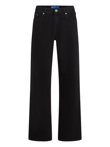 Blugi drepți Karl Lagerfeld Jeans negru